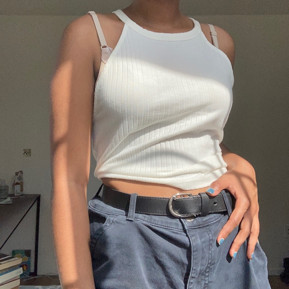 AE Ribbed Mock Neck